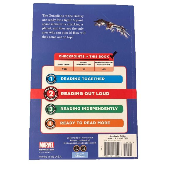 MARVEL's Guardians of the Galaxy Vol. 2: Guardians Save the Day Passport to Read - Picture 2 of 7